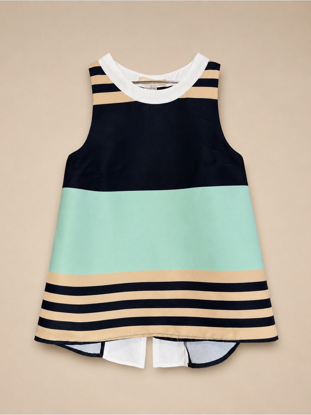 Troubadour Colourblock Sleeveless Blouse – Size 6